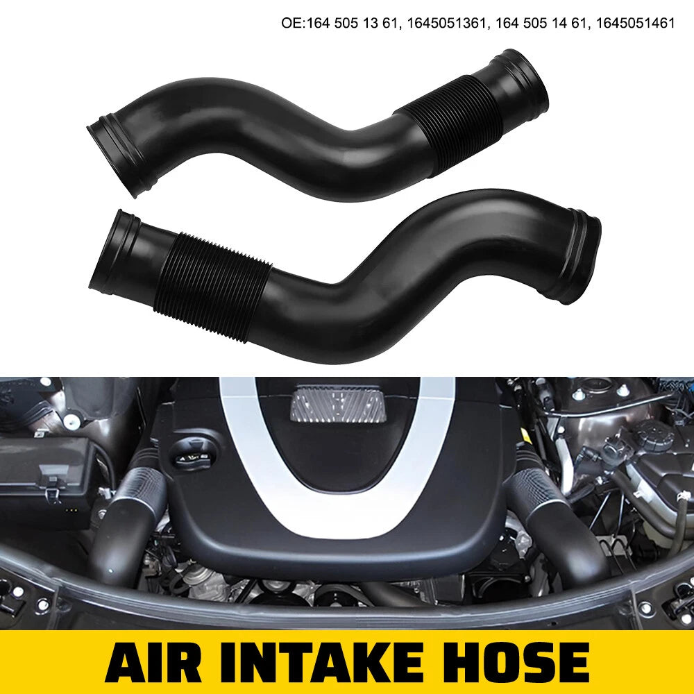 2Pc Air Intake Hose for Mercedes-Benz GL450 GL550 ML350 ML450 ML500 ML550 (2007–2012)