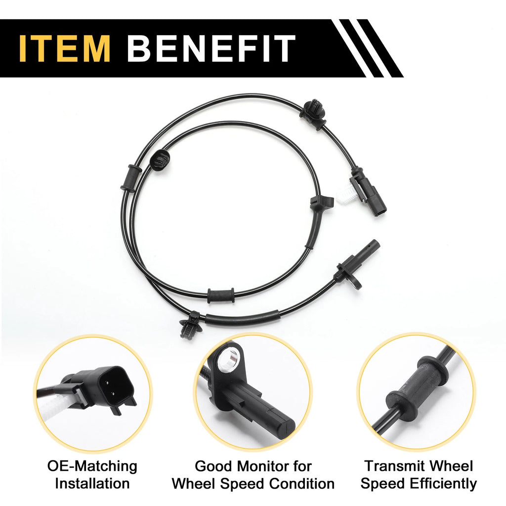 ABS Wheel Speed Sensor No.FL3Z2C190B/342C216AC for Ford F-150 (2015–2020) Rear Left