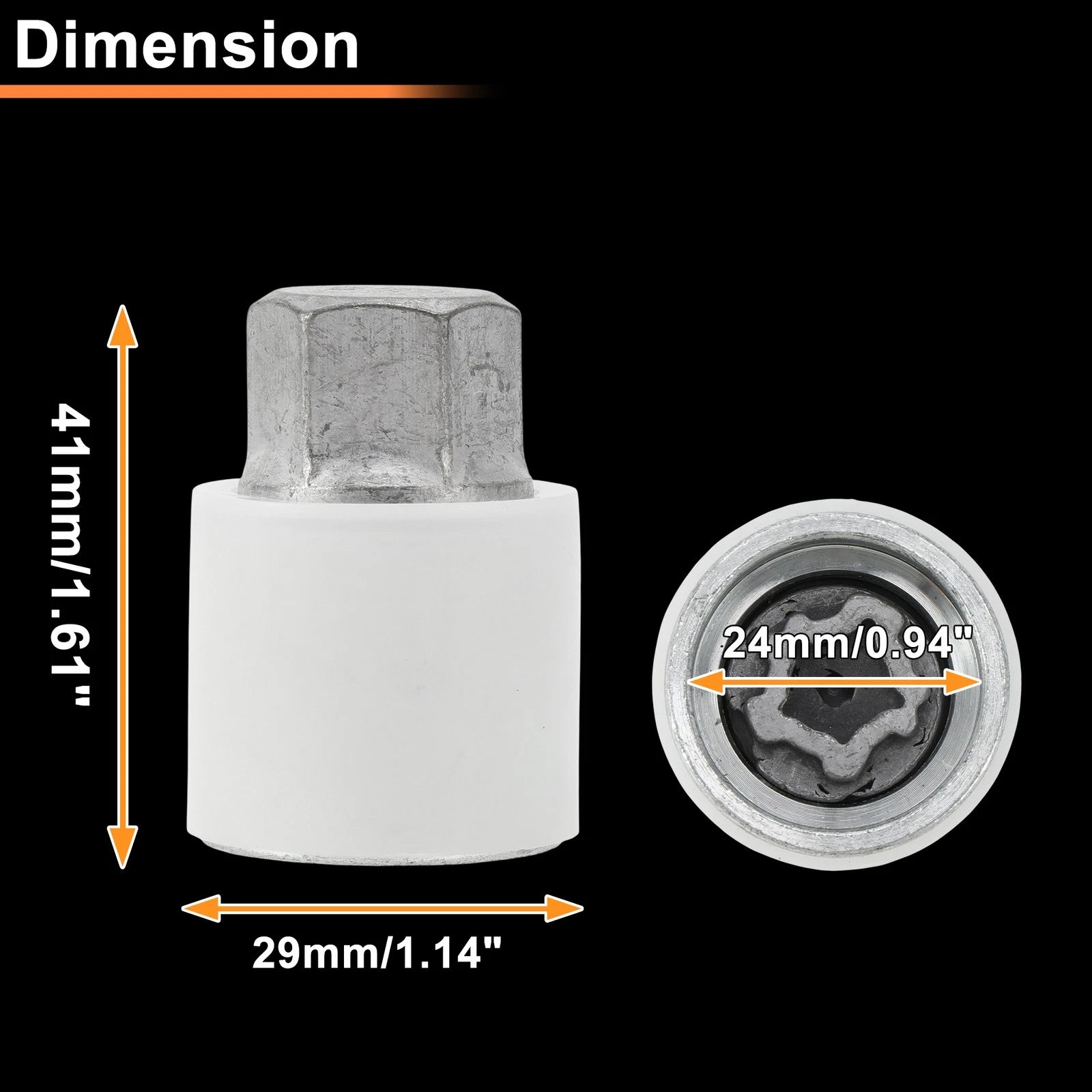 Wheel Lock Lug Nut for Volkswagen Touareg (2004–2017) 529