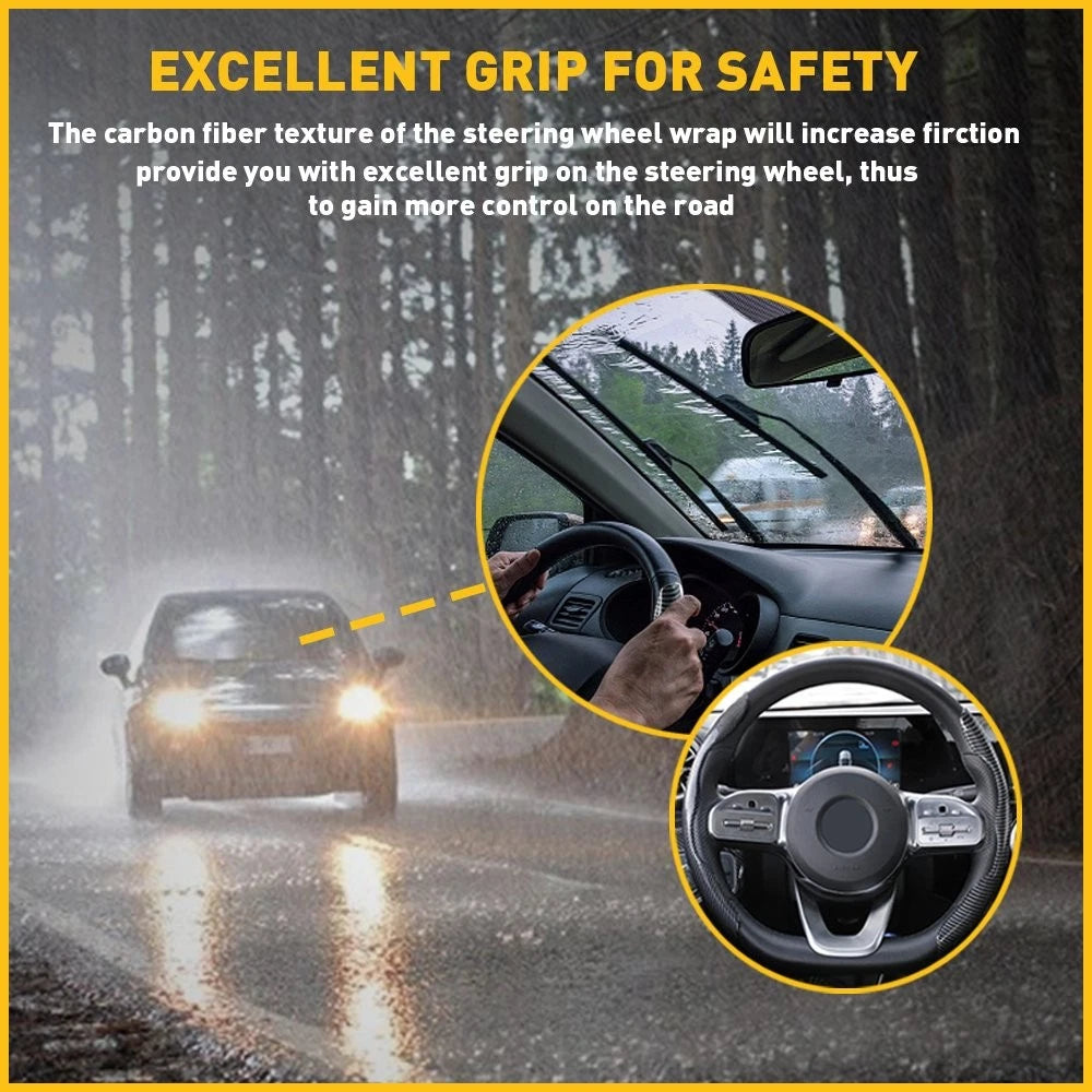 Steering Wheel Booster Non-Slip Cover for Universal Vehicles (1/2)