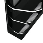 Black ABS Window Louvers for Nissan Altima (2019–2023) Gloss Finish