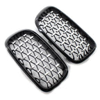 Pair Front Grille Chrome for BMW X5 F15 (2014–2016)