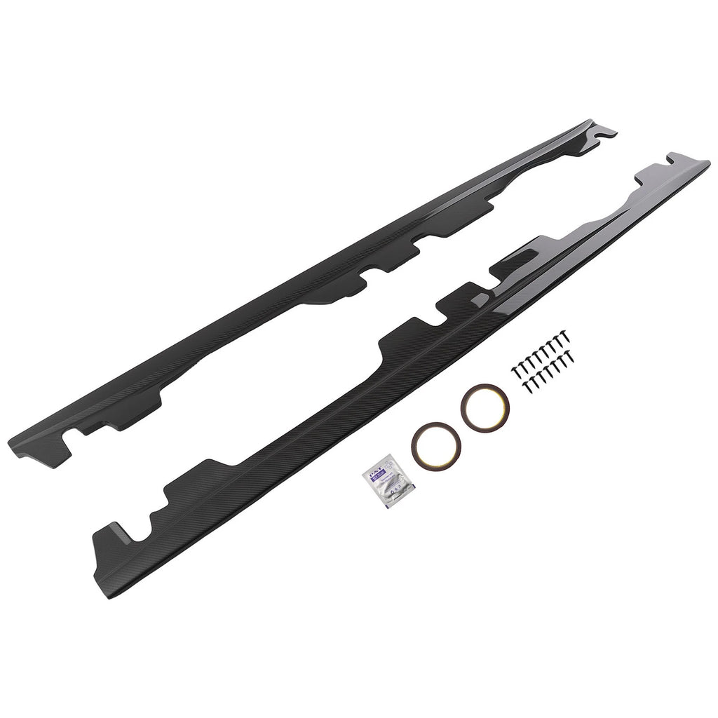 2X Side Skirt Extension Panel Kit for BMW E92 E93 M3 (2008–2013)