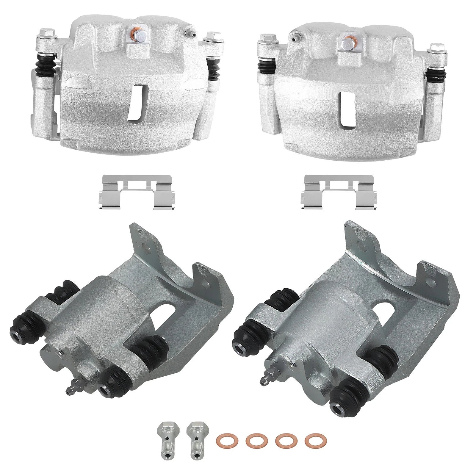 Front & Rear Brake Caliper for Ford F-150, Lincoln Mark LT (2006–2008) 184858 184859