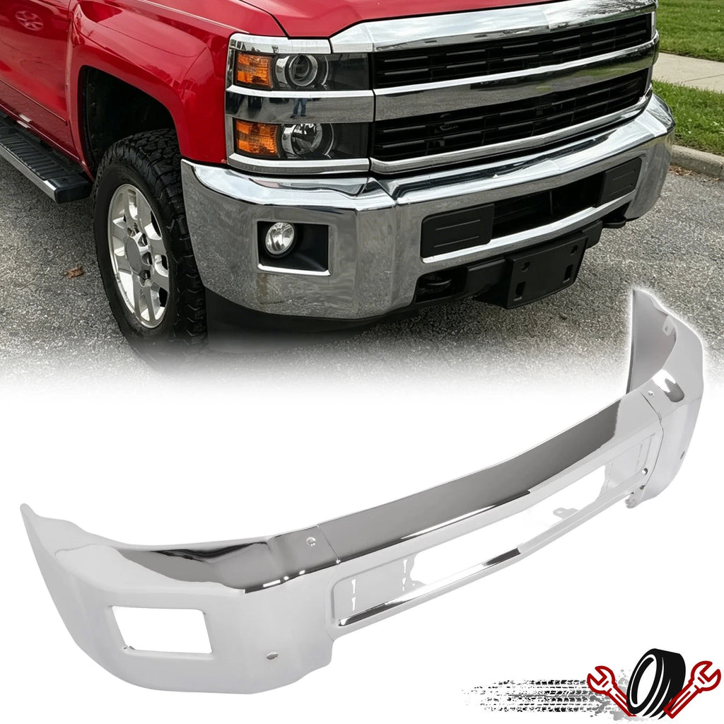 Front Bumper Face Bar for Chevrolet Silverado 2500HD 3500HD (2015–2019)