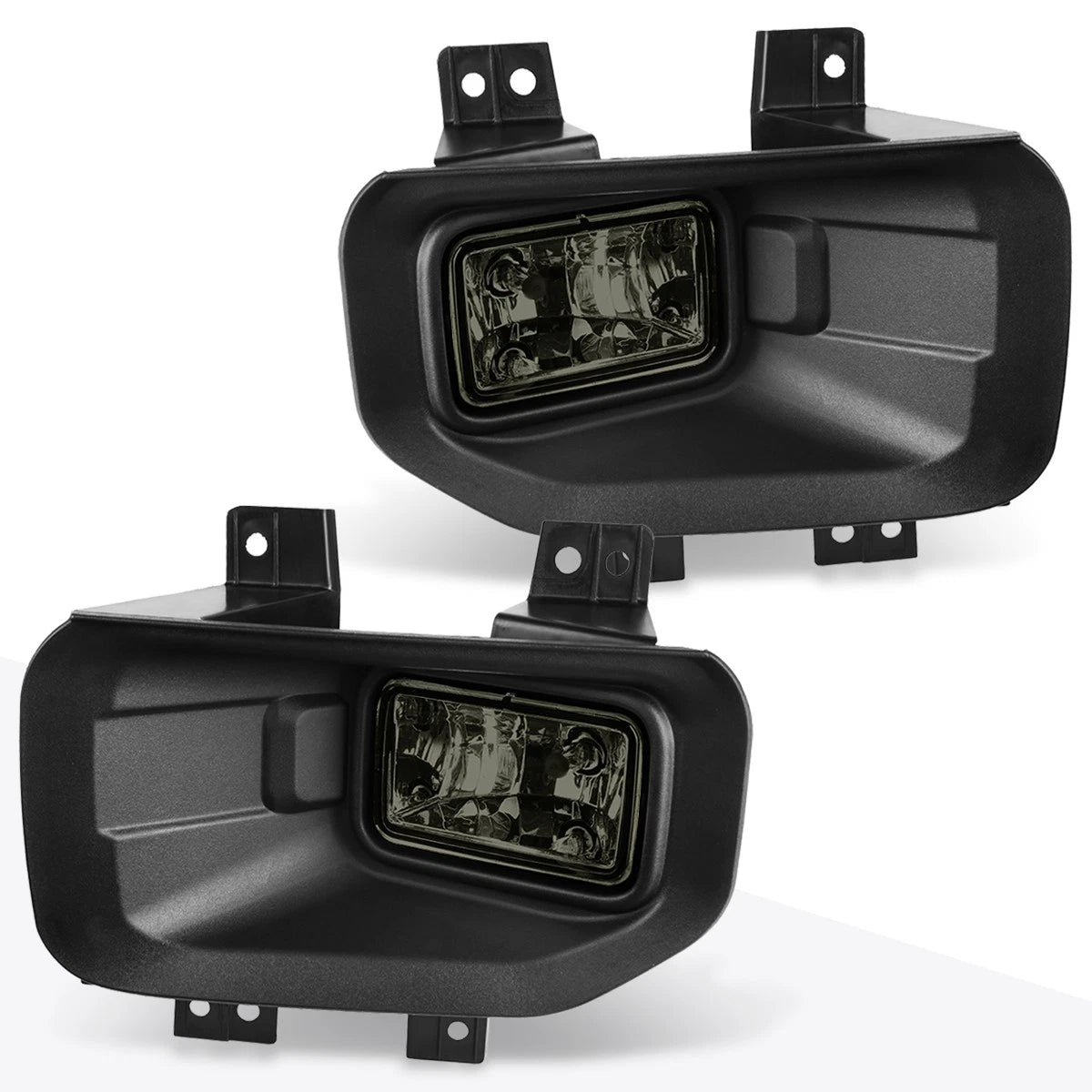 Smoked Lens Fog Lights + Switch Pair for Ford F-150 (2015–2017)