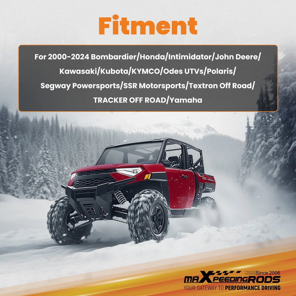 ATV Plow Mount for Intimidator Honda UTV (2000–2024) Steel Black