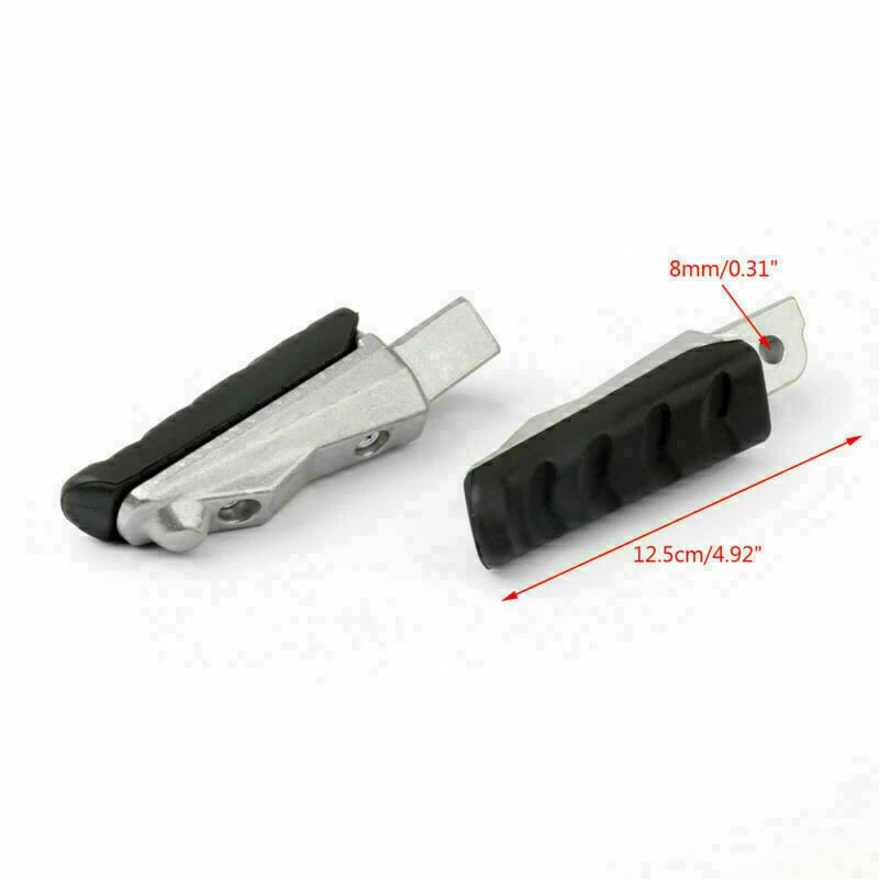 F&R Footrest Pedals Foot Pegs for BMW F800GT (2011–2013), F800S (2004–2008), F800ST (2004–2012) T9