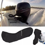 Outboard Motor Engine Cover for 420D 6-20 HP (Universal, Black)