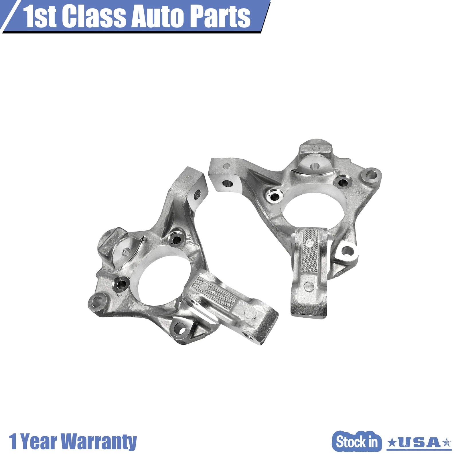 Set of 2 Aluminum Steering Knuckles for Chevrolet Impala Pontiac Grand