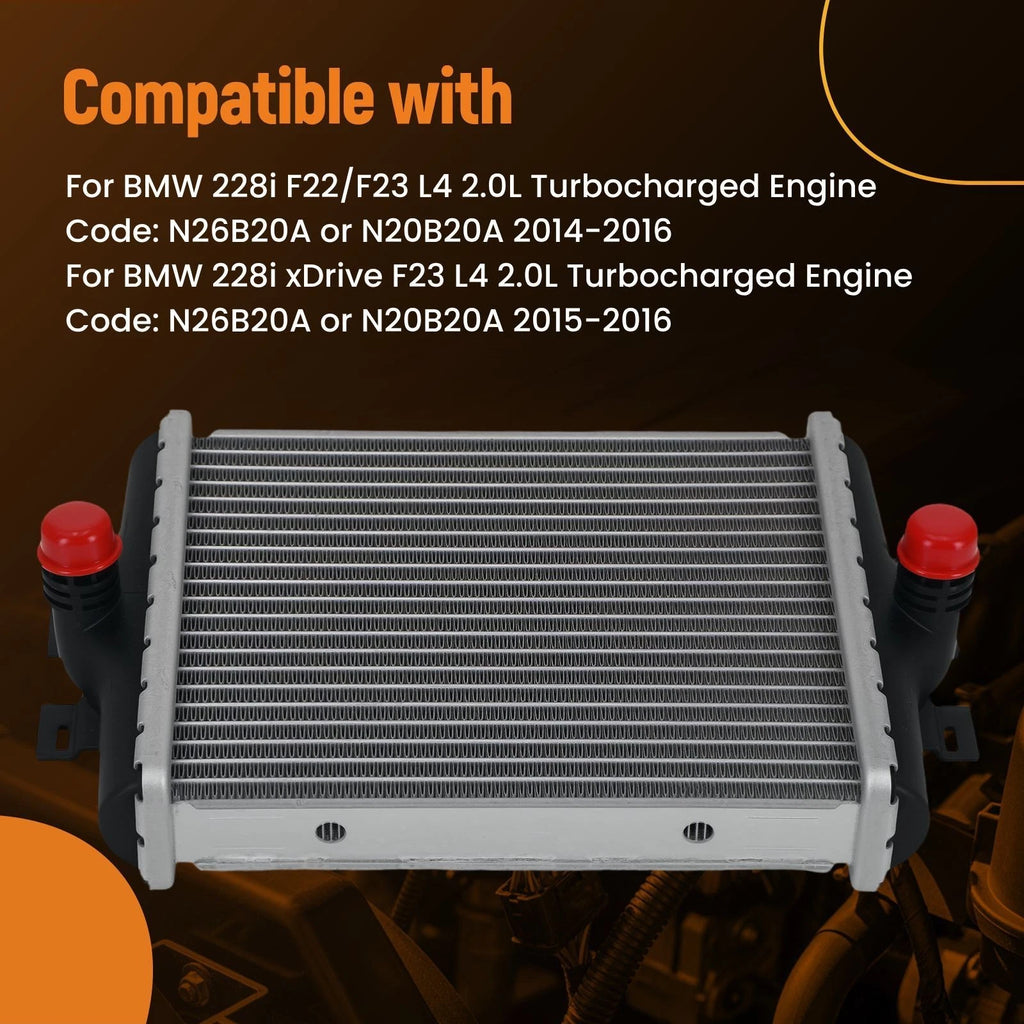 Aluminum Engine Radiator for BMW 328i 428i Sport 2.0L (2012–2016) 606270