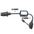 Trailer Light Converter 7Pin Connector to 4Way Flat
