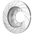 Disc Brake & Pad Kit for Ford F-250 Super Duty (2013–2022) Front LH RH Cross-drilled