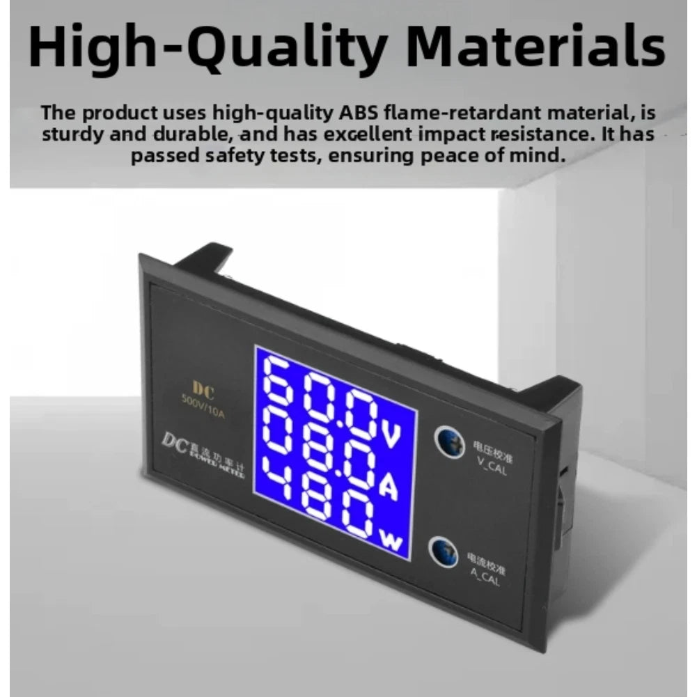 Digital Voltage Current Meter for DC Power Supply Monitoring (7-12V)