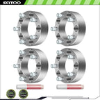 4X 2" Wheel Spacers 5x5.5 for Dodge Ram 1500 (2002–2012) 9/16" Stud