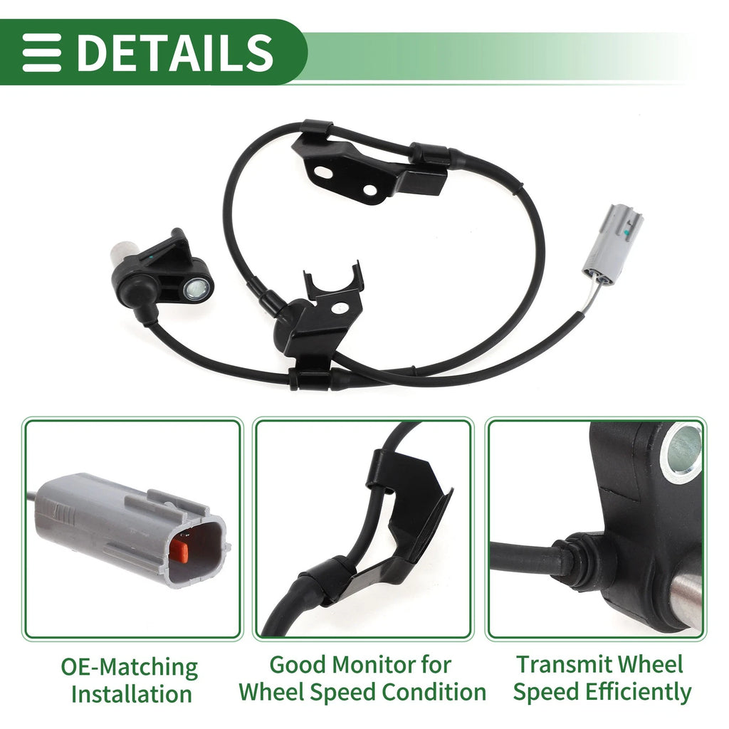 ABS Wheel Speed Sensor GE7C4373X for Mazda Protege (2001–2003)