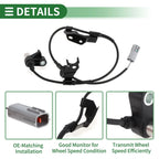 ABS Wheel Speed Sensor GE7C4373X for Mazda Protege (2001–2003)