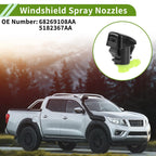 Set of 1 Windshield Washer Nozzle w/ Hose Connector for Dodge  No.68269108AA
