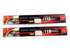 400mm White/Chrome Rear Shock Absorbers for Suzuki PE250