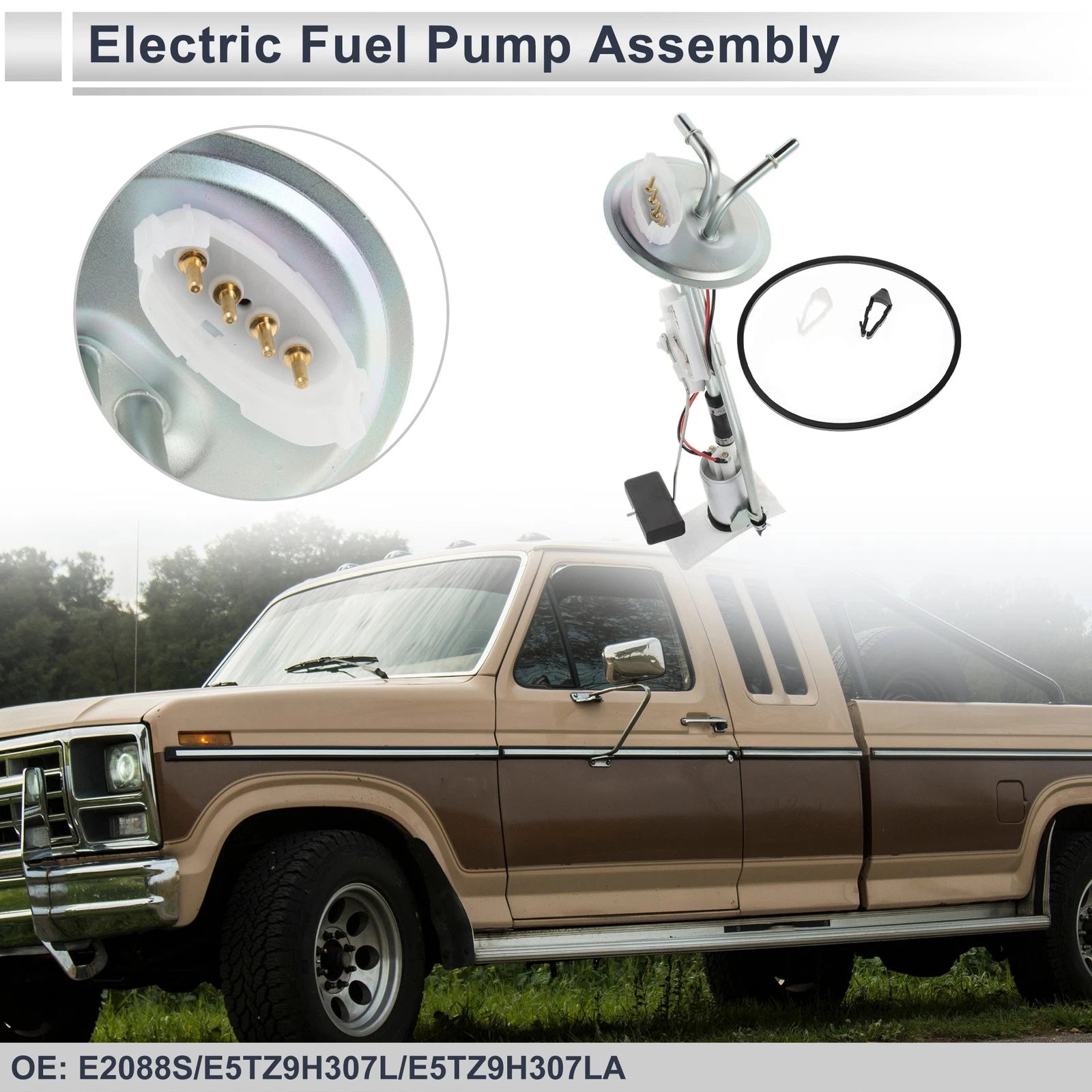 Fuel Pump Assembly for Ford F250 F350 (1985–1986) No.E5TZ9H307L/E2088S