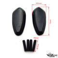 Mirror Block Off Base Plates for Yamaha R1 YZF-R1 (2000–2008) Black