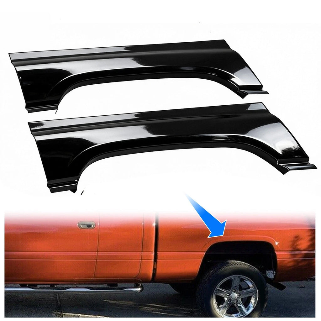 Set of 2 Rear Upper Wheel Arch Repair Panels for Dodge Ram (1994–2001)