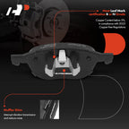Front Disc Brake Rotor & Pads + Brake Caliper for Ford Escape (2013)