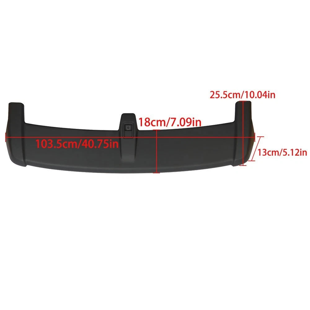 Trunk Spoiler Wing for Honda CR-V (2007-2011) Unpainted Black ABS