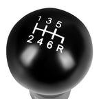 Spherical Teardrop Shift Knob for Universal Fit (Black, Thread Adapters)