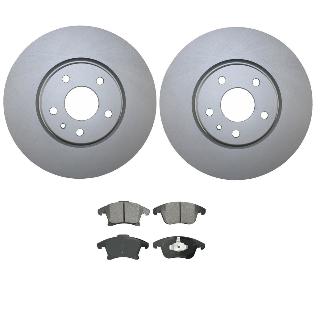 Front Brake Kit with 300mm Disc Rotors & Akebono ProACT Pads for Fusion MKZ (2013–2020)