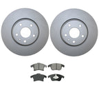 Front Brake Kit with 300mm Disc Rotors & Akebono ProACT Pads for Fusion MKZ (2013–2020)