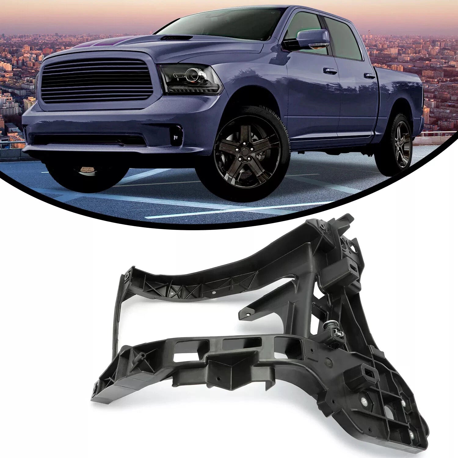 Radiator Support Headlight Bracket for Ram 1500 2500 (2013–2024)