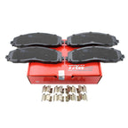 Set of 4 TRW Pro Metallic Slotted Brake Pads for Ford F-250 F-350 (1999–2023)