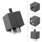LED Adjustable Flasher Relay for CF13 Turn Signal Light (12V, 3-Pin)