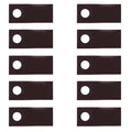 10X Left Hand Blades 798RM787167 for Rhino Bush Hog (Fits Models)