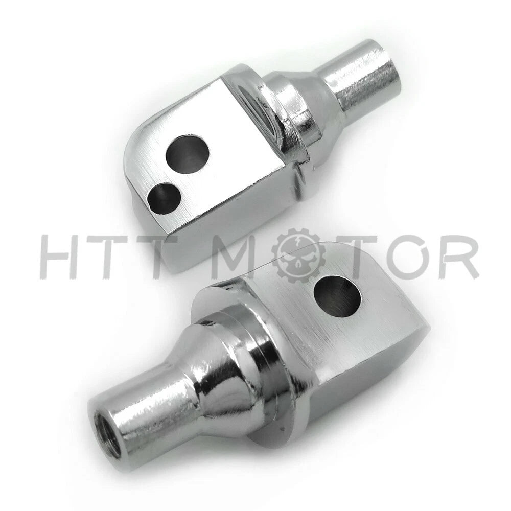 Chrome Footpeg Adapter for Harley Softail Slim FLSL Breakout FXBR (2018–2023)