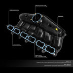OE Style Engine Upper Intake Manifold for Trailblazer Envoy Saab 9-7X (2008–2009)