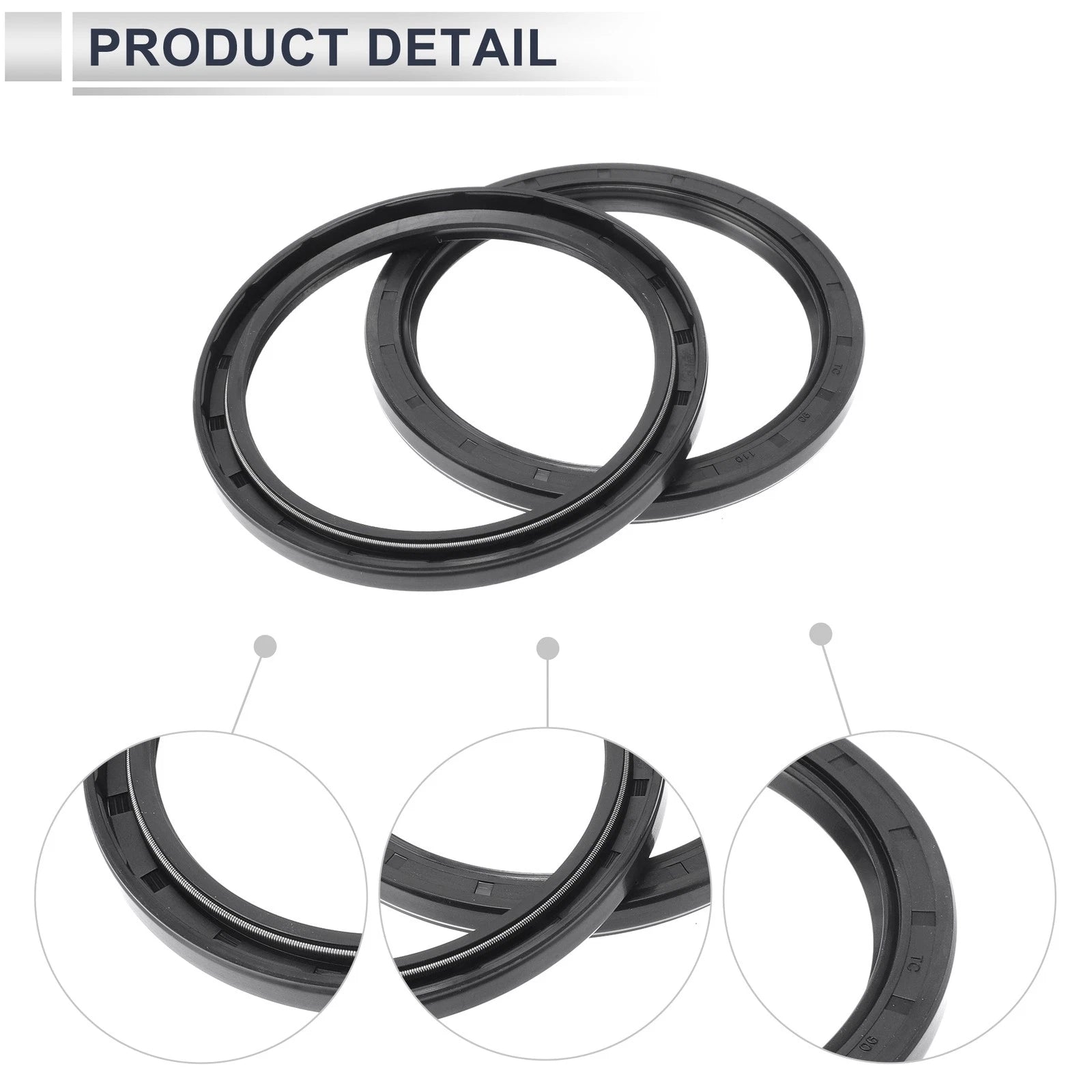 Set of 5 Oil Seal Rotary Shaft Seal 90x110x8mm Nitrile Rubber