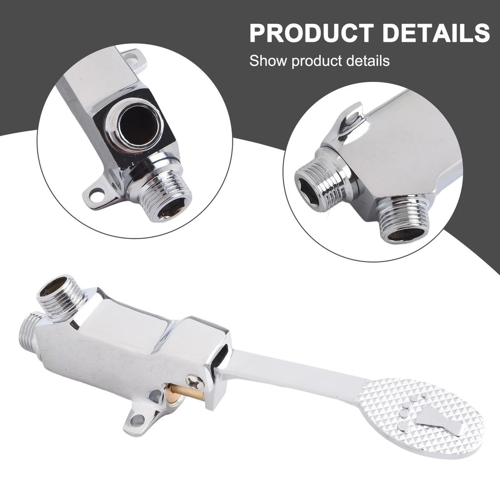 Foot Controlled Copper Bathroom Sink Faucet for Factories