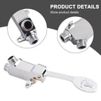 Foot Controlled Copper Bathroom Sink Faucet for Factories