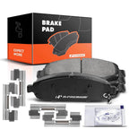 Set of 4 Front Ceramic Brake Pads for Jeep Grand Cherokee (2005–2010)