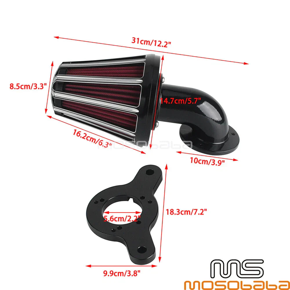 Intake Air Filter Cleaner Kit for Harley Dyna Street Bob (2006-2017)