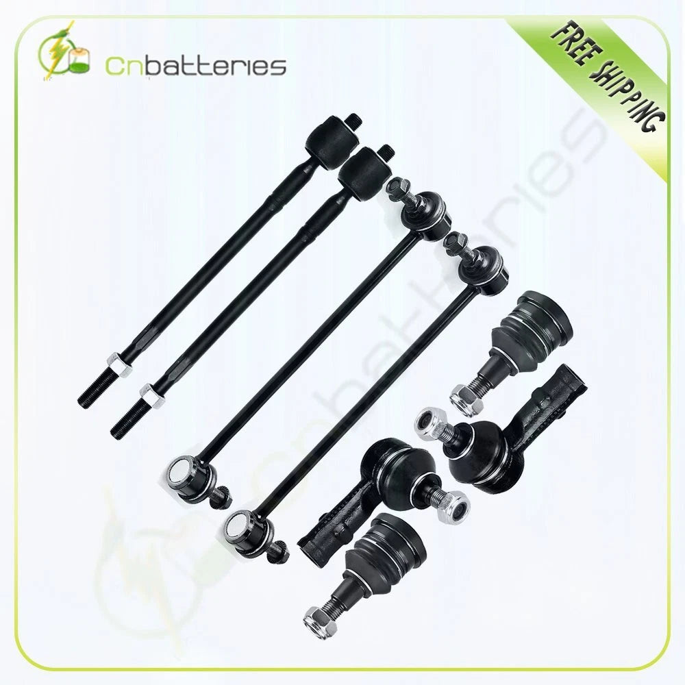 8pc Steering Tie Rod End Ball Joint Sway Bar Kit for Mitsubishi Galant Eclipse (1995–2005)