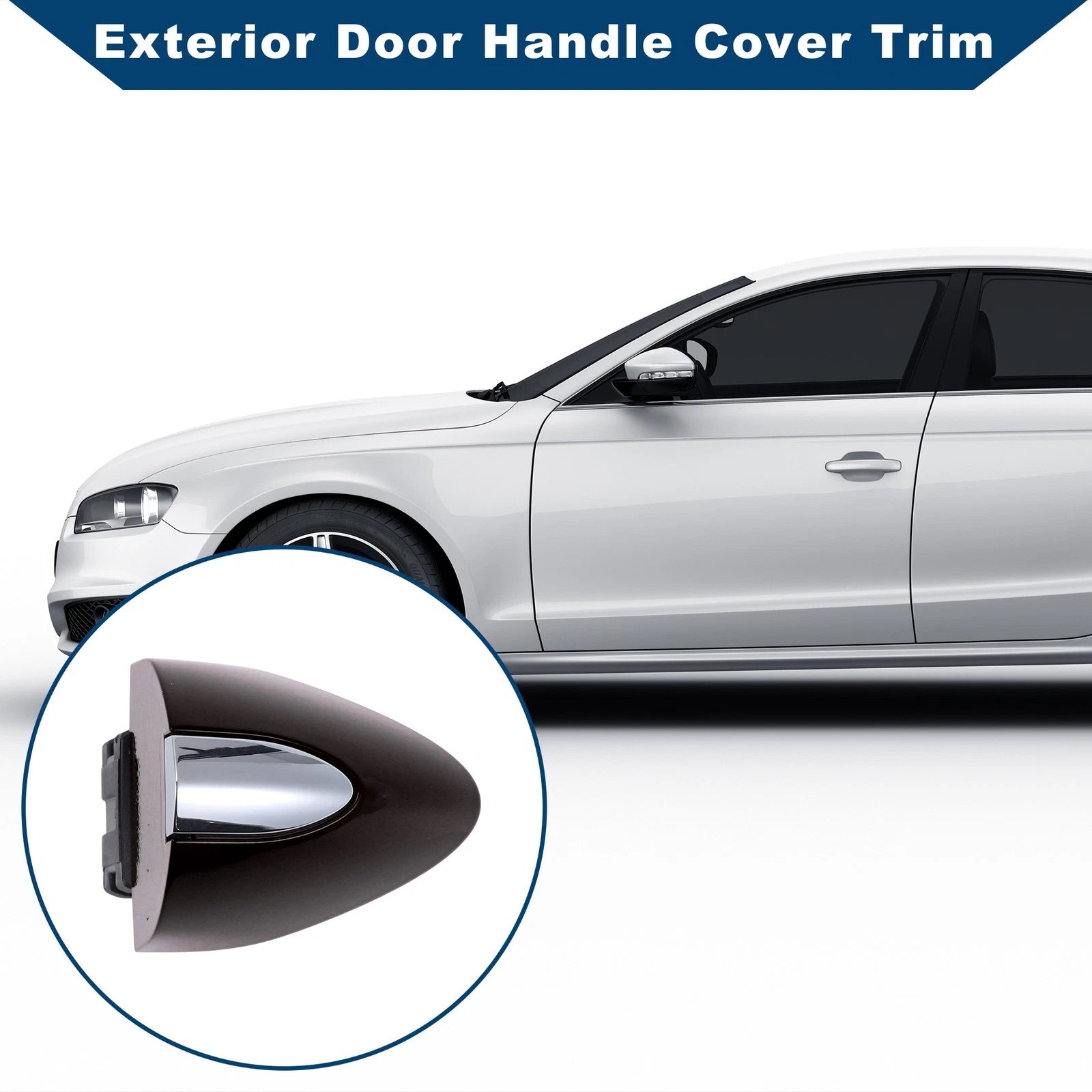 Exterior Door Handle Cover Trim for Buick LaCrosse (2017–2019) Brown