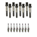 Set of 8 Ignition Coils & NGK Spark Plugs for BMW 545i 745i (2000–2005)