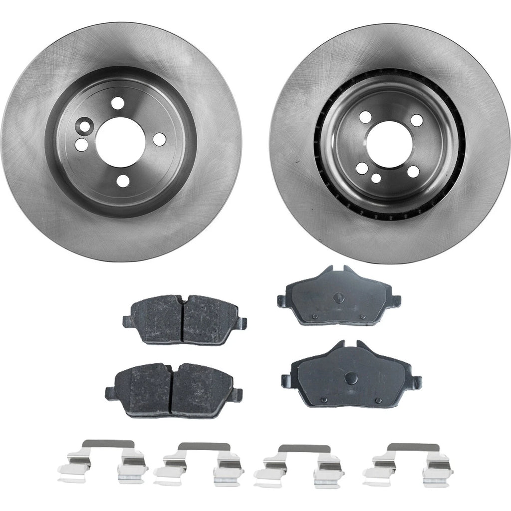 Front Brake Disc Rotors and Pads Kit for Mini Cooper (2009–2014)