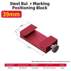 Solid Aluminum Alloy Scribing Stop with Anodized Finish for