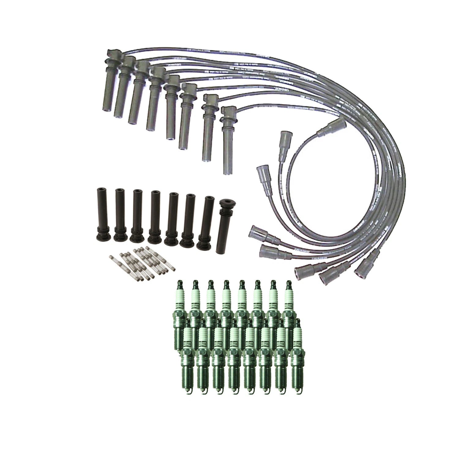 Denso Ignition Tune-Up & 16 Spark Plugs Kit for Dodge Durango Ram 2500 (2002–2023)