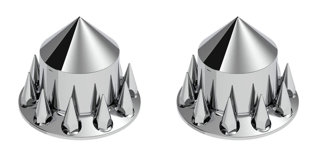 Spike Rear Axle Covers Hub Caps 33MM Threaded Nut for Car Model (2000–2020)