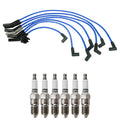 NGK Wire Set & Denso Spark Plugs Kit for Mazda B3000 (1994–2000)